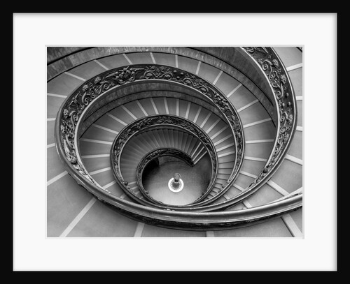 Spiral staircase in Vatican by Assaf Frank